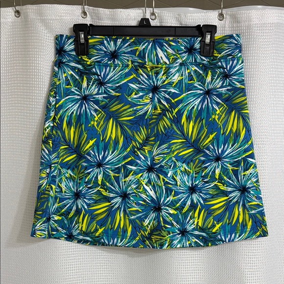 Merald Other - Merald 18 Tropical Blue and Green Women's Skort. Size M